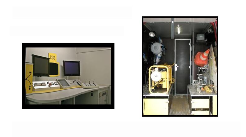 2 Vhicules laboratoire d'inspection vido